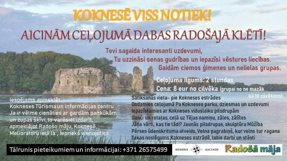 Aicinām ceļojumā dabas radošajā klētī!