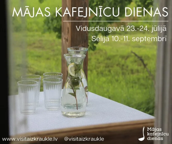 Aicinām piedalīties "Māju kafejnīcu dienās" 2022