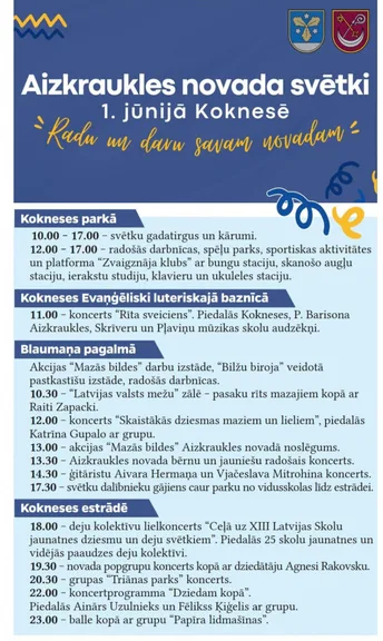 Aizkraukles novada svētki Koknesē