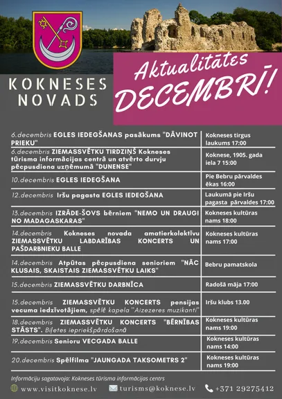 Aktualitātes DECEMBRĪ!