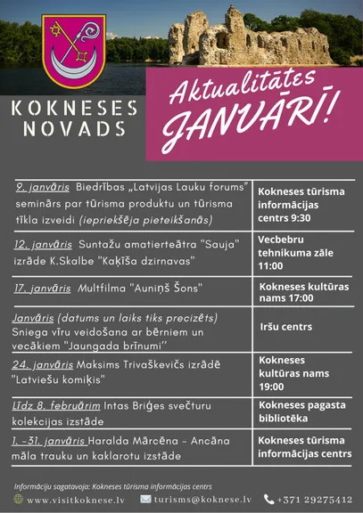 Aktualitātes JANVĀRĪ