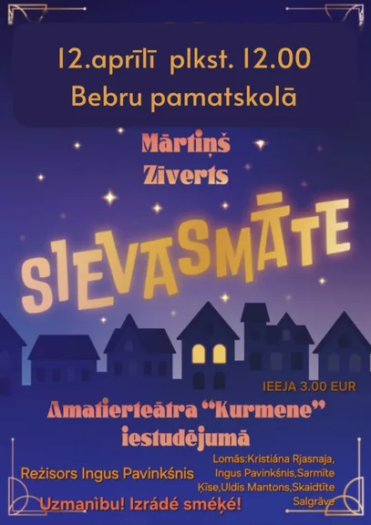 Amatierteātra "Kurmene" iestudējums "Sievasmāte"