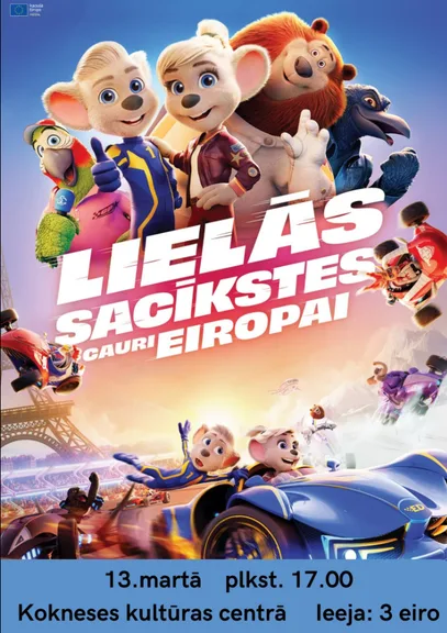 Animācijas filma "Lielās sacīkstes Eiropā""