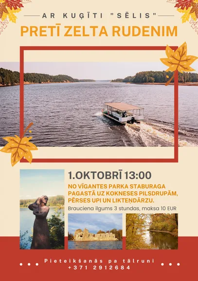 Ar kuģīti "Sēlis" pretī zelta rudenim