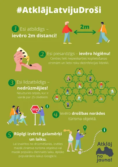 Atklāj Latviju droši! 