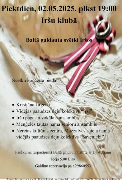 Baltā galdauta svētki Iršos