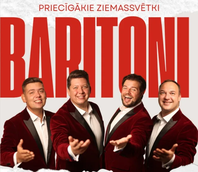 BARITONI koncertprogrammā "Priecīgākie Ziemassvētki"
