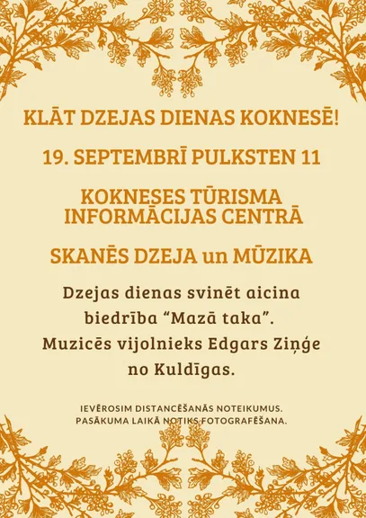 Biedrības "Mazā taka" dzejas dienu pasākums