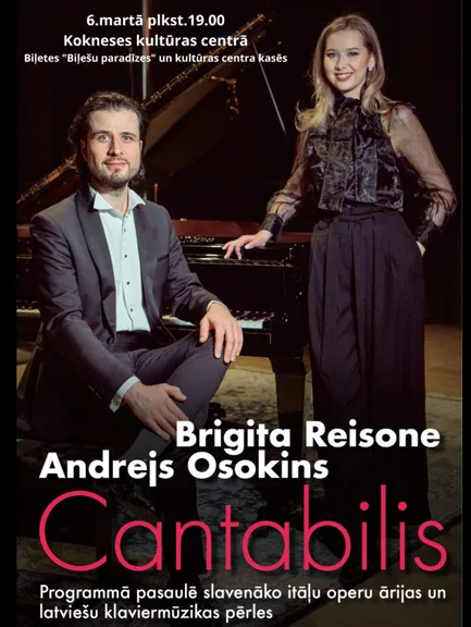 Brigita Reisone, Andrejs Osokins koncertprogrammā "Cantabilis"