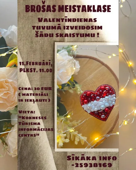 Brošas MEISTARKLASE