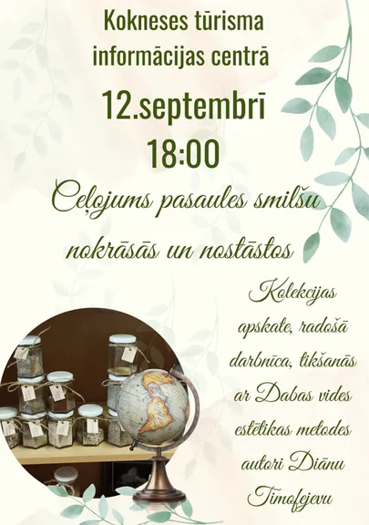 Ceļojums pasaules smilšu nokrāsās un nostāstos