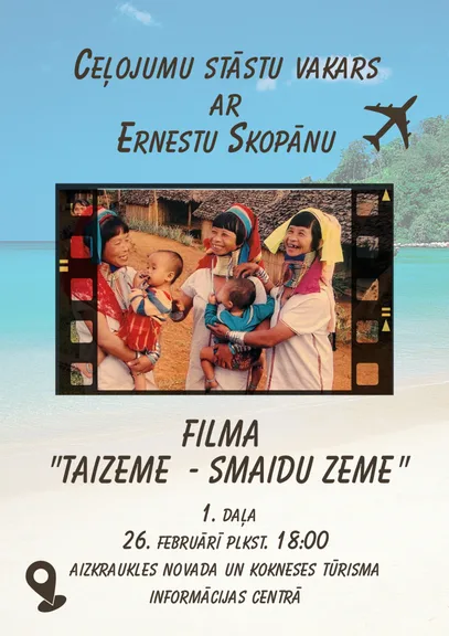 Ceļojumu stāstu vakars ar Ernestu Skopānu!