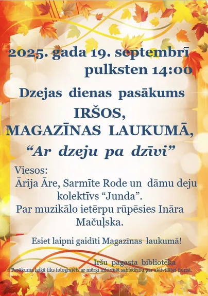 Dzejas dienas pasākums Iršos