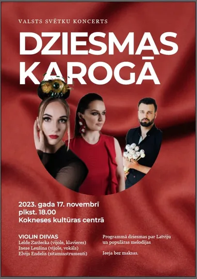 Dziesmas karogā Koknesē