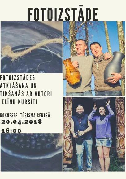 Elīnas Kursītes fotoizstādes atklāšana