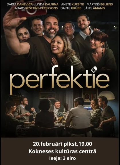 Filma "Perfektie" Kokneses kultūras centrā
