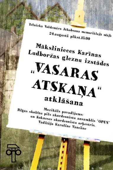 Gleznu izstādes "Vasaras atskaņa" atklāšana