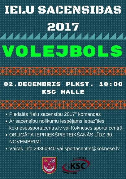 Ielu sacensības 2017 VOLEJBOLS