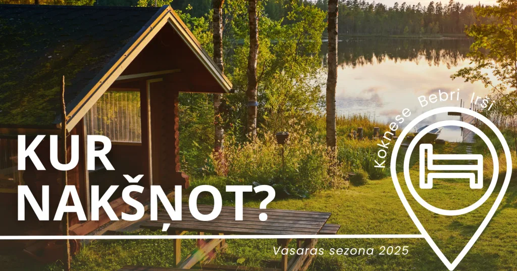 Izvēlies naktsmītni Kokneses pusē!