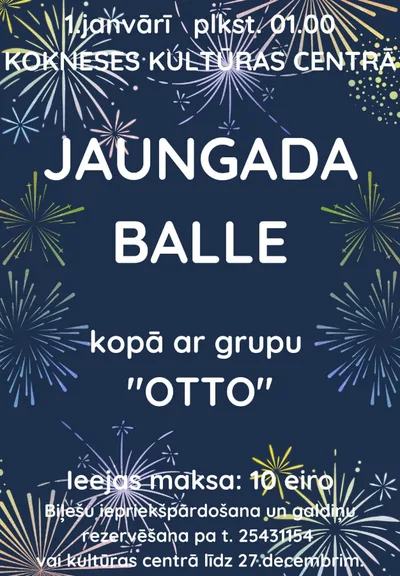 Jaungada balle Koknesē