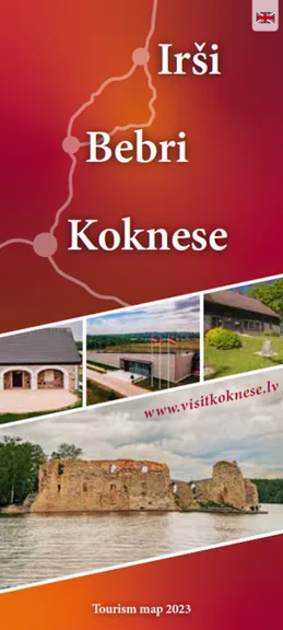 Kokneses Bebri Irsi 2023 tourism map
