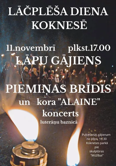 Lāčplēša diena Koknesē 2025