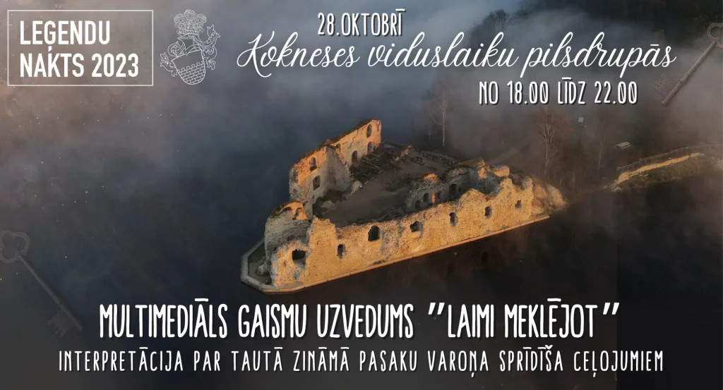 Leģendu nakts Kokneses viduslaiku pilsdrupās