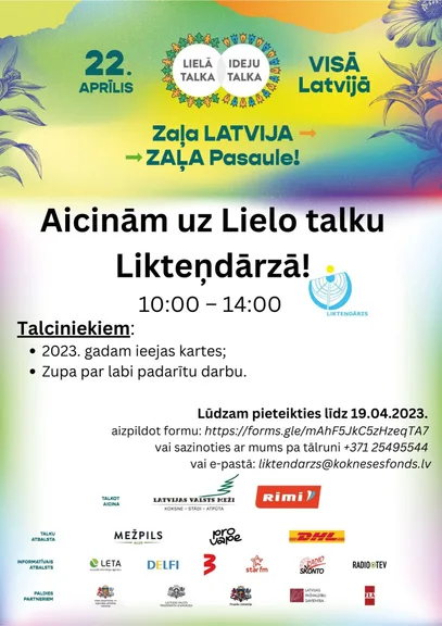 Lielā talka Likteņdārzā