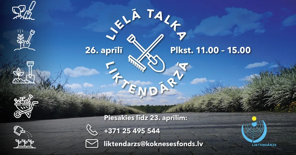 Lielā talka Likteņdārzā