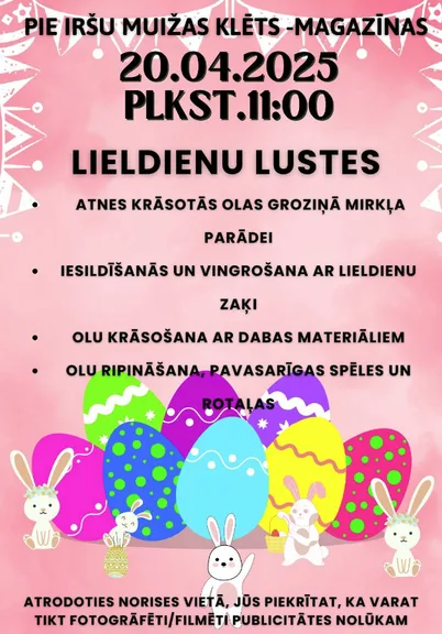 Lieldienu lustes Iršu pagastā