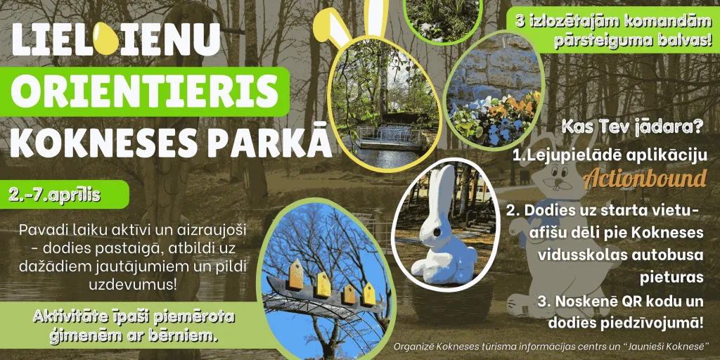 "Lieldienu orientieris" Koknesē | 2026
