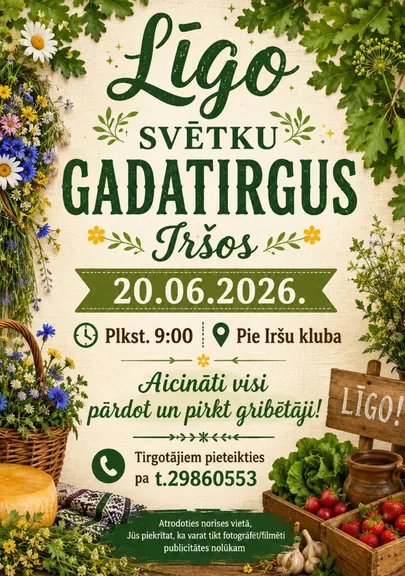 Līgo svētku gadatirgus Iršos