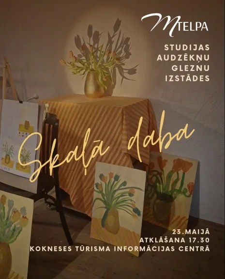 Mākslas studijas "MTelpa" audzēkņu darbu izstādes atklāšana