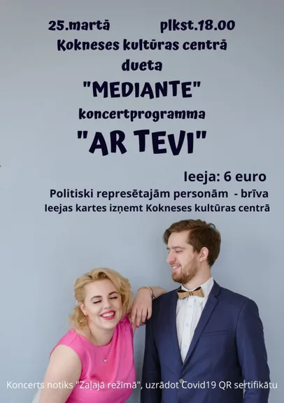 "Mediante" ar programmu "Ar Tevi"