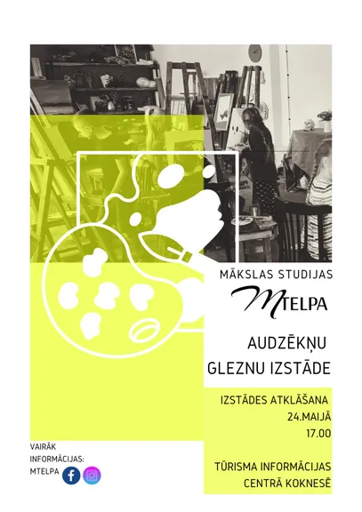"Mtelpa" audzēkņu gleznu izstāde