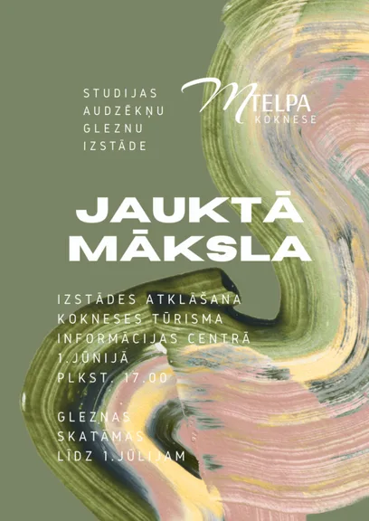 Mtelpa studijas audzēkņu gleznu izstāde "Jauktā māksla"