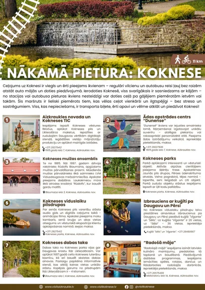 Nākamā pietura Koknese | maršruts gājējiem