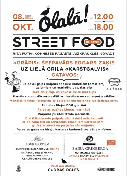 Olalā! Street food RUDENS 2022