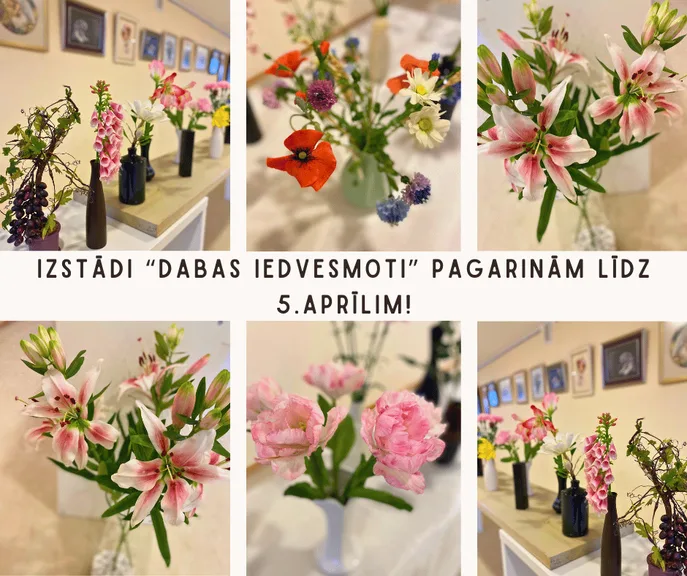 Pagarinām izstādi līdz 5.aprīlim