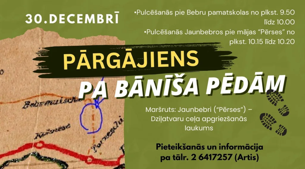 Pārgājiens "PA BĀNĪŠA PĒDĀM"