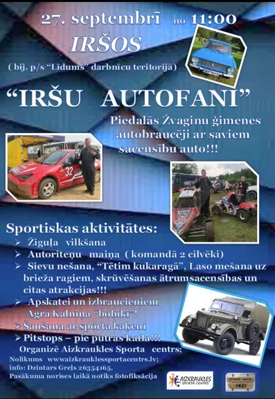 Pasākums Iršu autofaniem