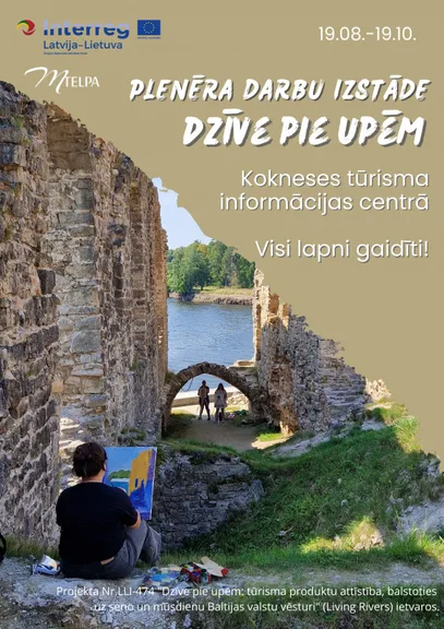 Plenēra darbu izstāde "Dzīve pie upēm"