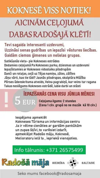 Radošās mājas piedāvājums