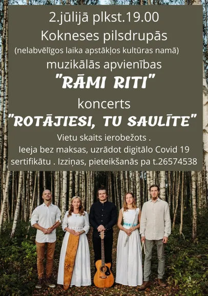 Rāmi riti koncerts ''Rotājiesi, Tu, saulīte''