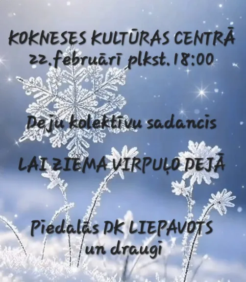 Sadancis "Lai ziema virpuļo dejā"