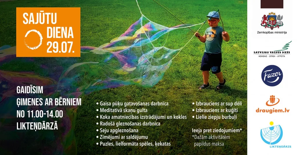 Sajūtu diena Likteņdārzā