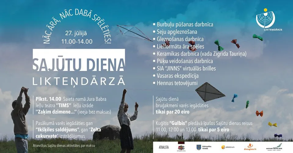 Sajūtu diena Likteņdārzā 