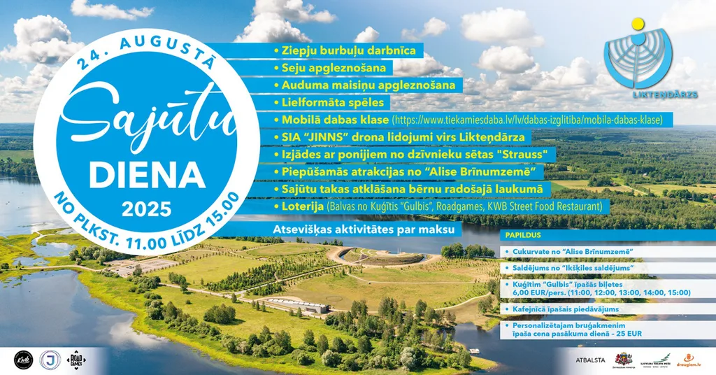 "Sajūtu diena" Likteņdārzā