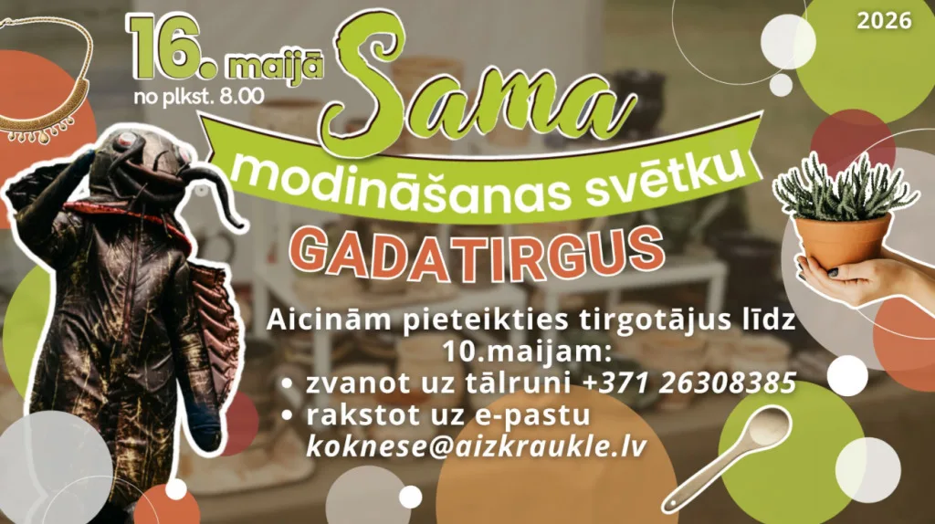 Sama modināšanas svētku gadatirgus! 