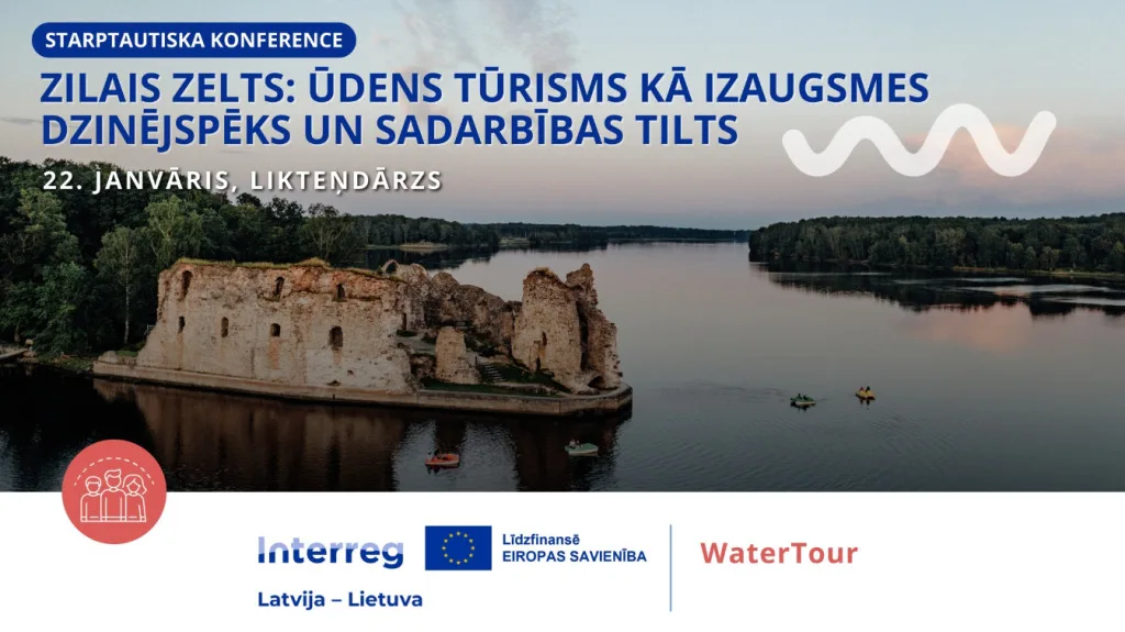 Starptautiska konference “Zilais zelts: ūdens tūrisms kā izaugsmes dzinējspēks un sadarbības tilts”.